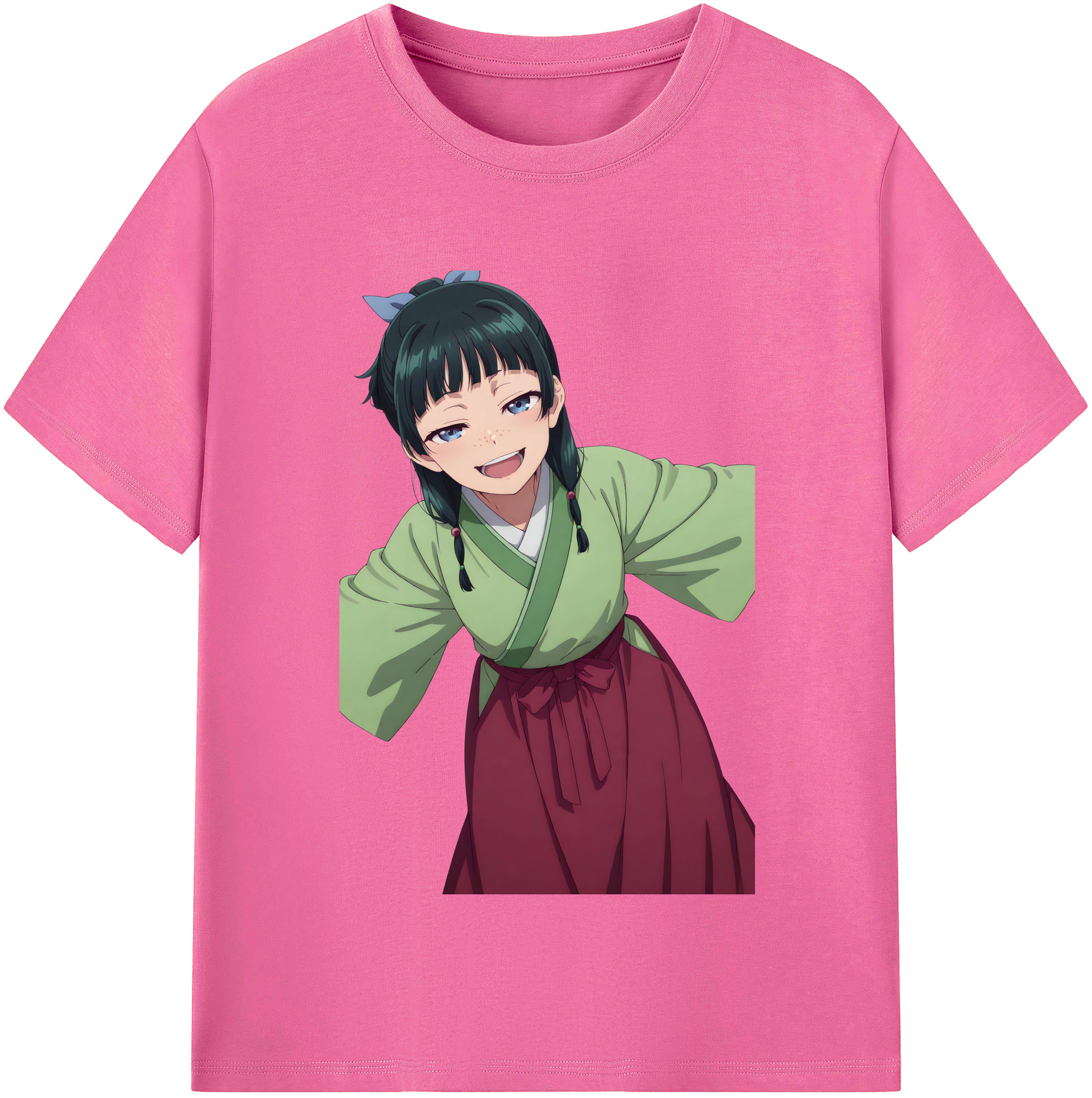 （画像用） 薬屋のひとりごと The Apothecary Diaries レディースカジュアルプリントTシャツ（綿100％）